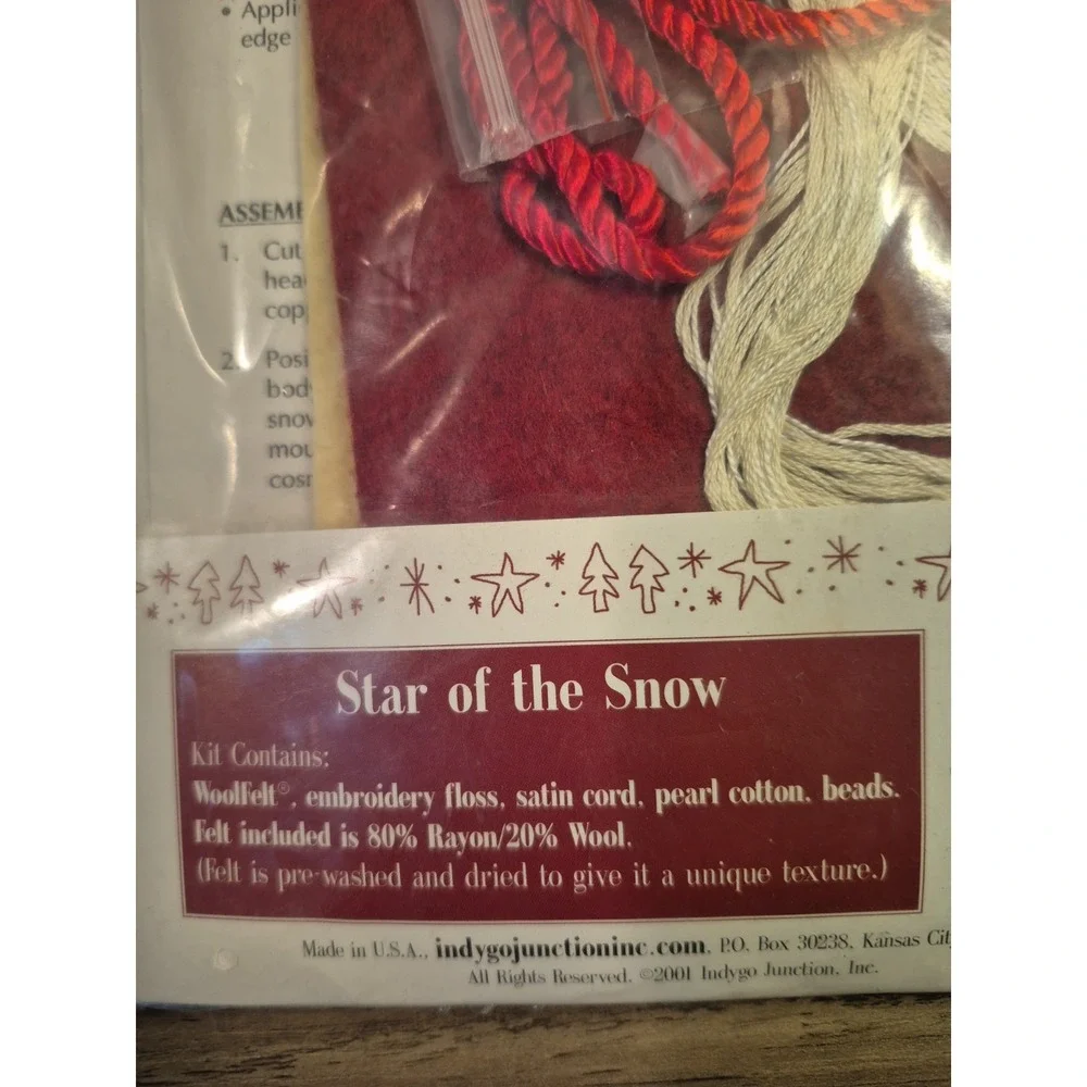 Indygo Junction Star Of The Snow Purse Kit